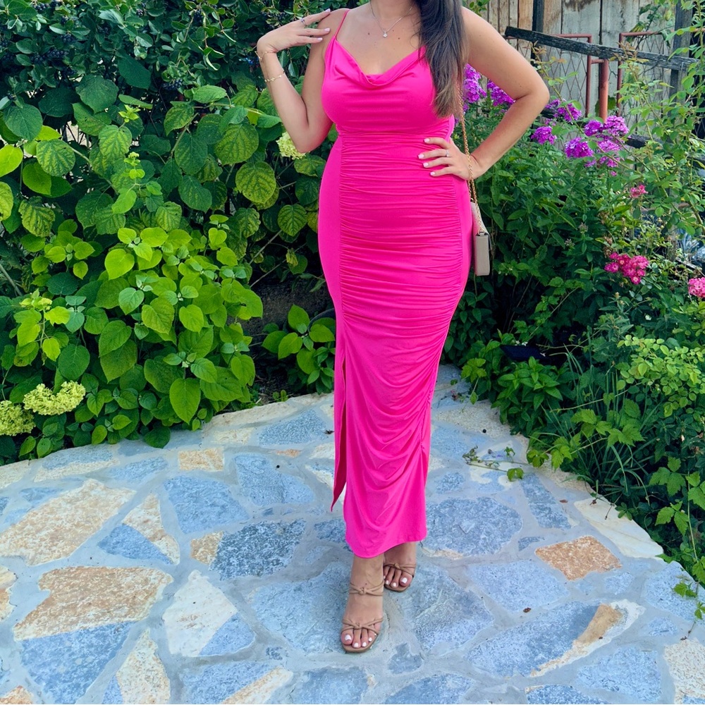 Label Nue Hot pink dress